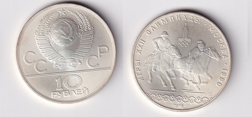 Rubel silber münze - 10,