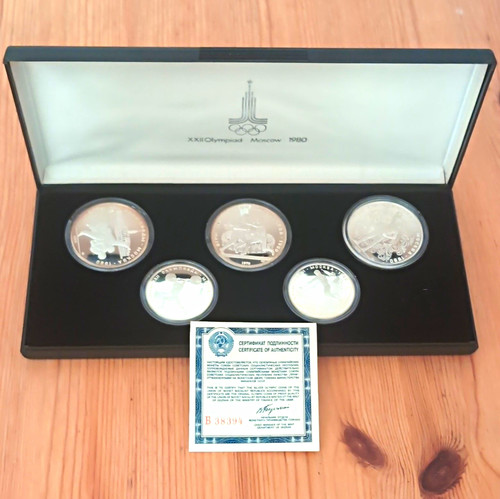 Udssr silbermünzset olympia - silbermünzset,