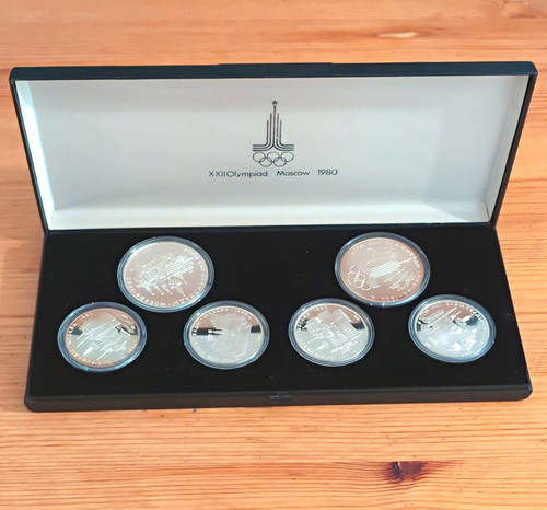 Münzsatz zur xxii olympiade - zur,